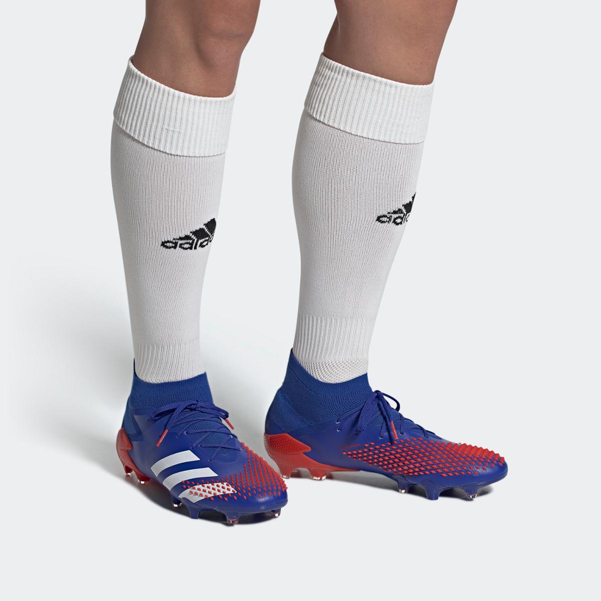 Chuteira Adidas Predator Mutator 20.1 Unissex - Azul+Branco | Netshoes
