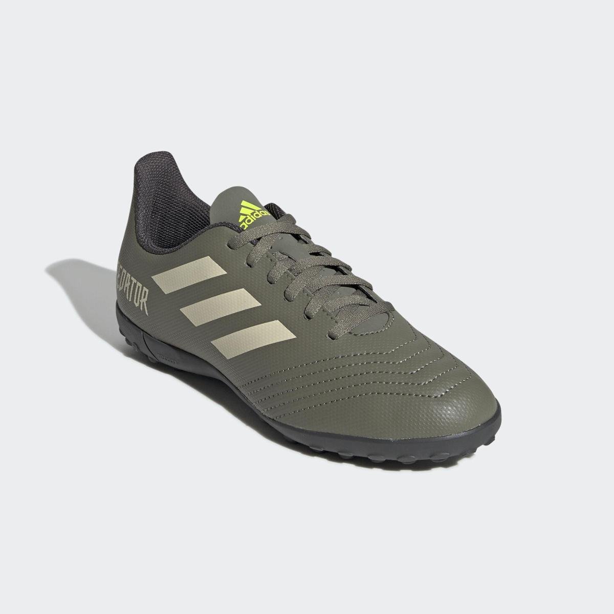 Chuteira Adidas Predator Tango 19.4 Society Infantil - Cinza | Netshoes