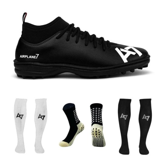 Chuteira Botinha Society Meiões Meia Antiderrapante