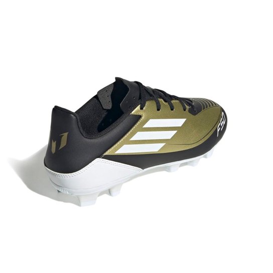 Chuteira Campo Adidas F50 Club Messi+Meião Adidas Milano 23 Futebol