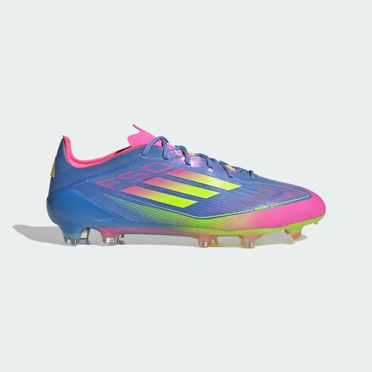 Chuteira Campo Adidas F50 Elite - Azul+Pink | Netshoes