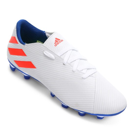 Chuteira Campo Adidas Nemeziz Messi 19 4 FXG - Azul Royal e Branco é ruim? Chuteira Campo Adidas Nemeziz Messi 19 4 FXG - Azul Royal e Branco é boa?