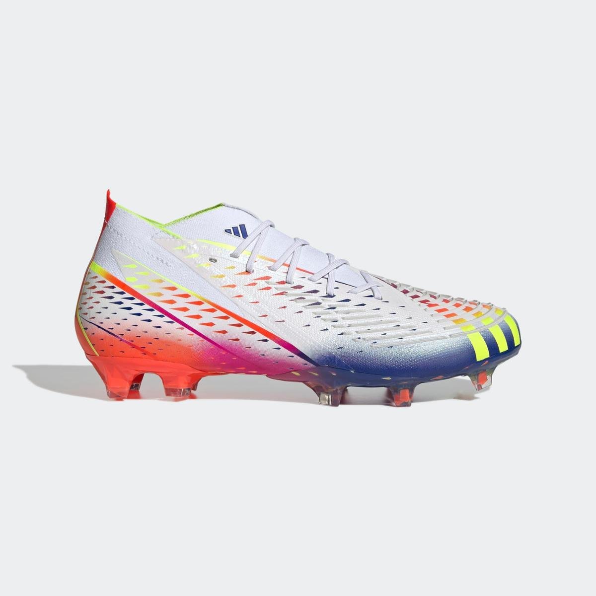Chuteira Campo Adidas Predator Edge.1 Unissex - Branco+