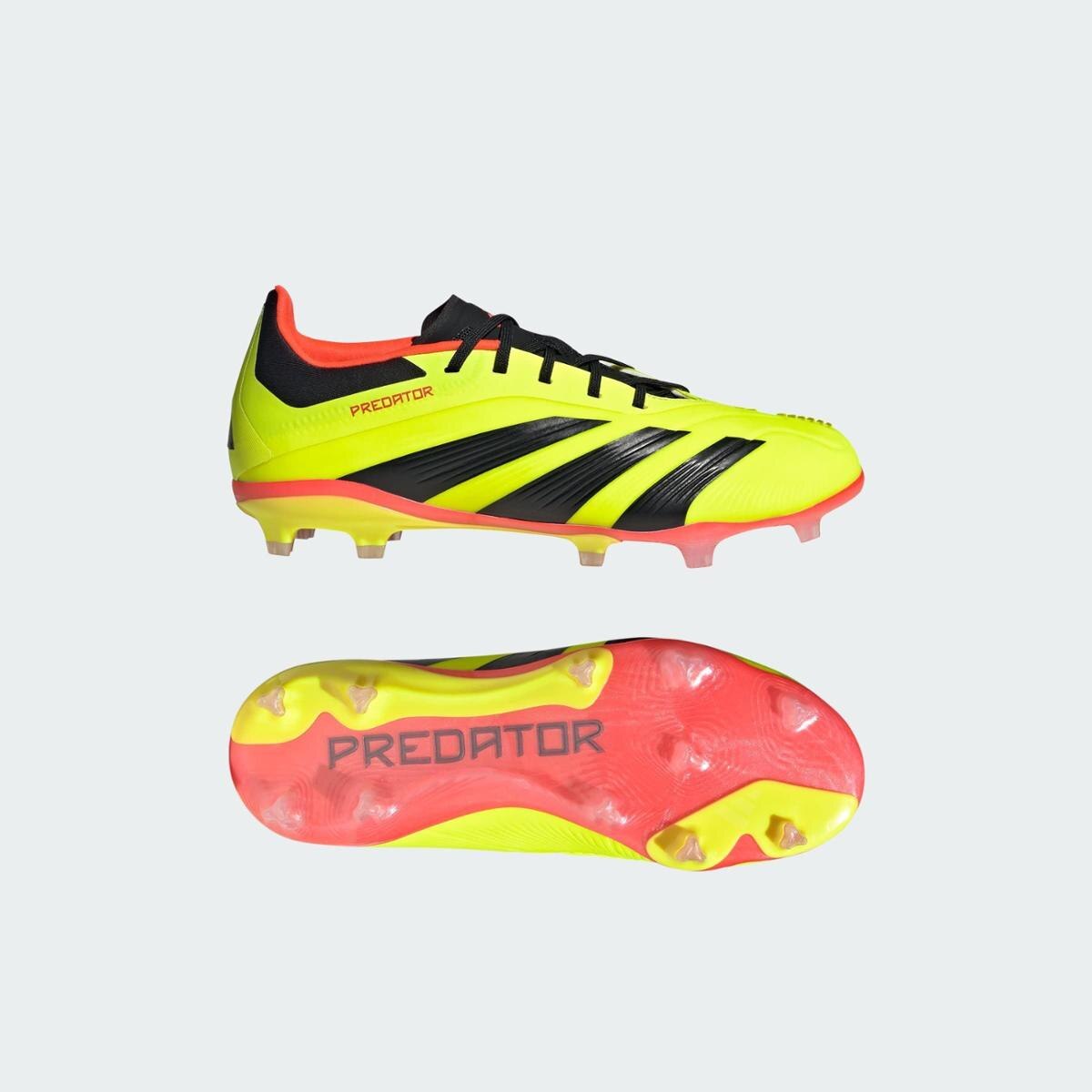 Chuteira Campo Adidas Predator Elite FG J Unissex - Amarelo | Netshoes