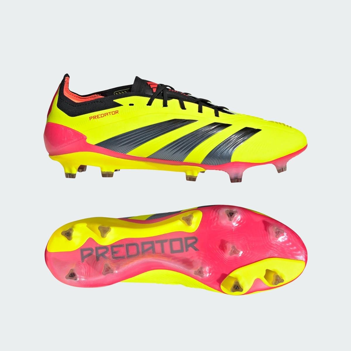 Chuteira Campo Adidas Predator Elite Fg Unissex - Amarelo | Netshoes