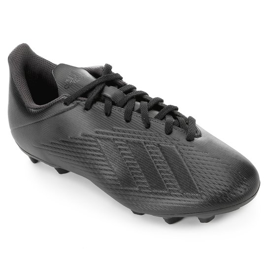 Chuteira Campo Adidas X 19 4 FG - Preto Menor preço em Chuteira Campo Adidas X 19 4 FG - Preto