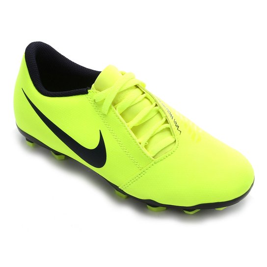 Chuteira Campo Infantil Nike Phantom Venom Club FG - Verde Limão+Azul Menor preço em Chuteira Campo Infantil Nike Phantom Venom Club FG - Verde Limão+Azul