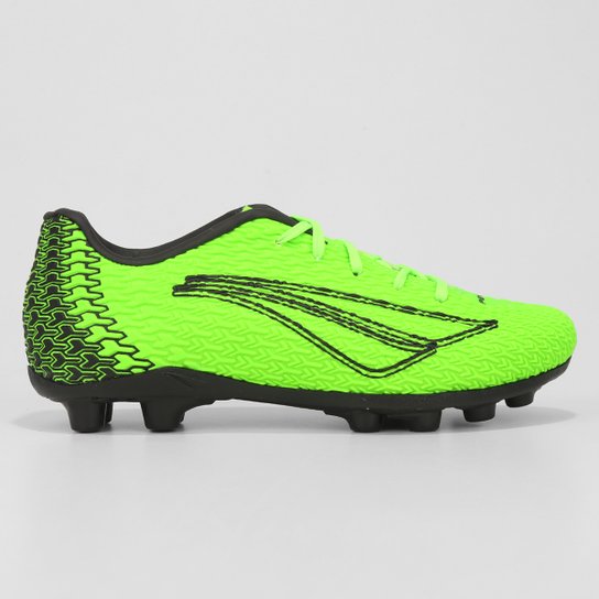 Chuteira Campo Infantil Penalty Bravo XXII - Verde+Preto Menor preço em Chuteira Campo Infantil Penalty Bravo XXII - Verde+Preto