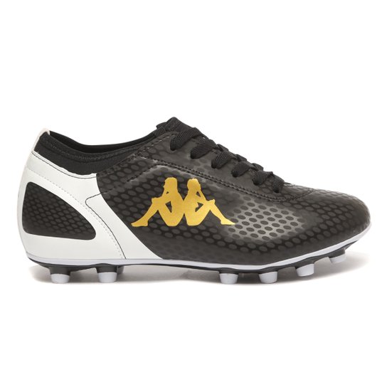 Chuteira Campo Kappa Zodiac Gold Unissex - Preto+Dourado é ruim? Chuteira Campo Kappa Zodiac Gold Unissex - Preto+Dourado é boa?