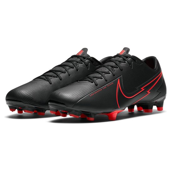 Chuteira Campo Mercurial Vapor 13 Academy Nike FG - Preto+Chumbo é ruim? Chuteira Campo Mercurial Vapor 13 Academy Nike FG - Preto+Chumbo é boa?