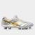 Chuteira Campo Mizuno Morelia II Pro Unissex - Prata+Dourado