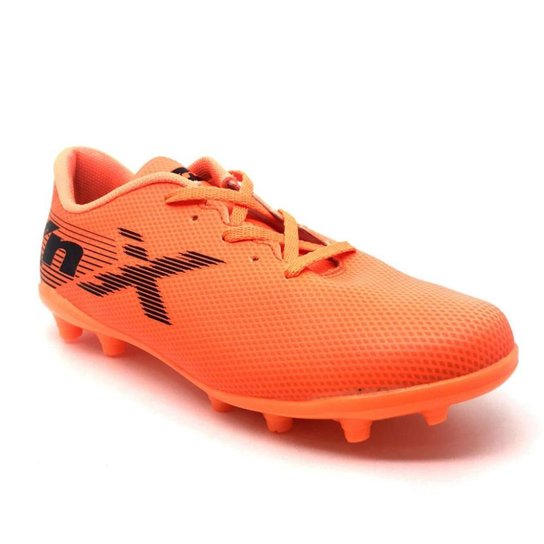 Chuteira Campo Oxn Velox 2 Lj/Pr Infantil - Laranja é ruim? Chuteira Campo Oxn Velox 2 Lj/Pr Infantil - Laranja é boa?