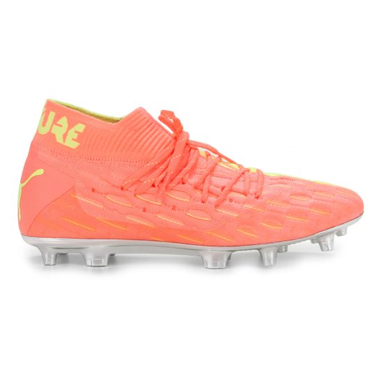 Chuteira Campo Puma Future 5 1 Netfit Osg Fg Ag Salmao Amarelo Netshoes Chuteira Campo Puma Future 5 1 Netfit Osg Fg Ag Salmao Amarelo Netshoes