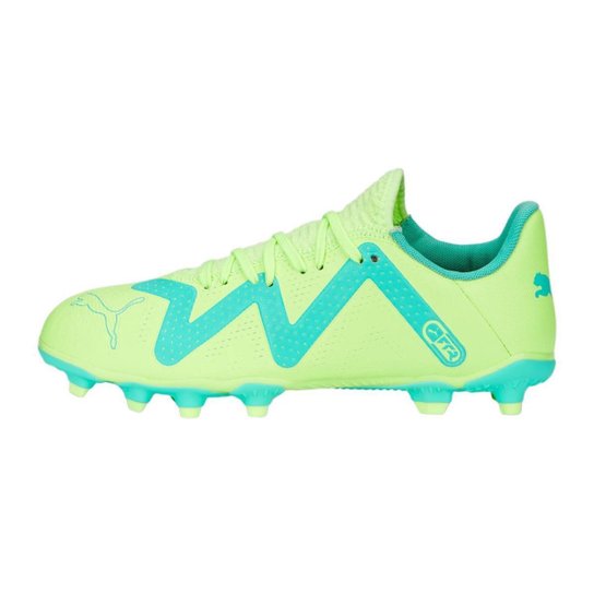 Chuteira Campo Puma Future Play Fg/Ag Infantil - Verde 27