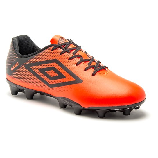 Chuteira Campo Umbro Game - Preto+Salmão é ruim? Chuteira Campo Umbro Game - Preto+Salmão é boa?