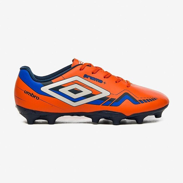 Chuteira Campo Umbro Prisma+ - Laranja Menor preço em Chuteira Campo Umbro Prisma+ - Laranja