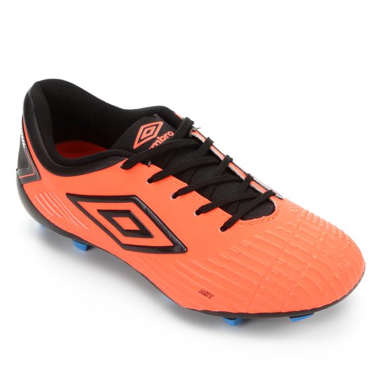 Chuteira Campo Umbro Soul II Club - Coral Menor preço em Chuteira Campo Umbro Soul II Club - Coral