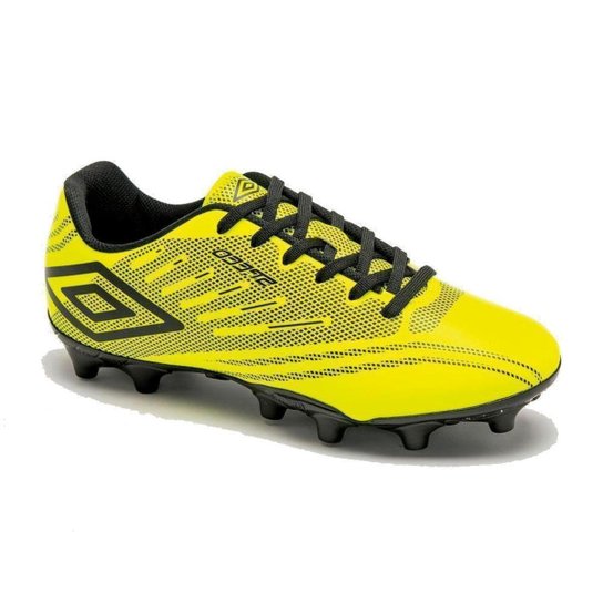 Chuteira Campo Umbro Speed Iv Infantil - Amarelo+Preto Menor preço em Chuteira Campo Umbro Speed Iv Infantil - Amarelo+Preto