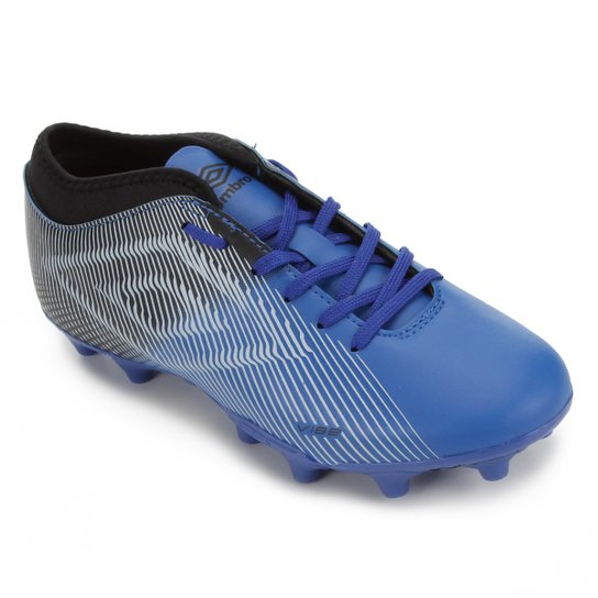 Chuteira Campo Umbro Vibe II - Preto+Marinho Menor preço em Chuteira Campo Umbro Vibe II - Preto+Marinho