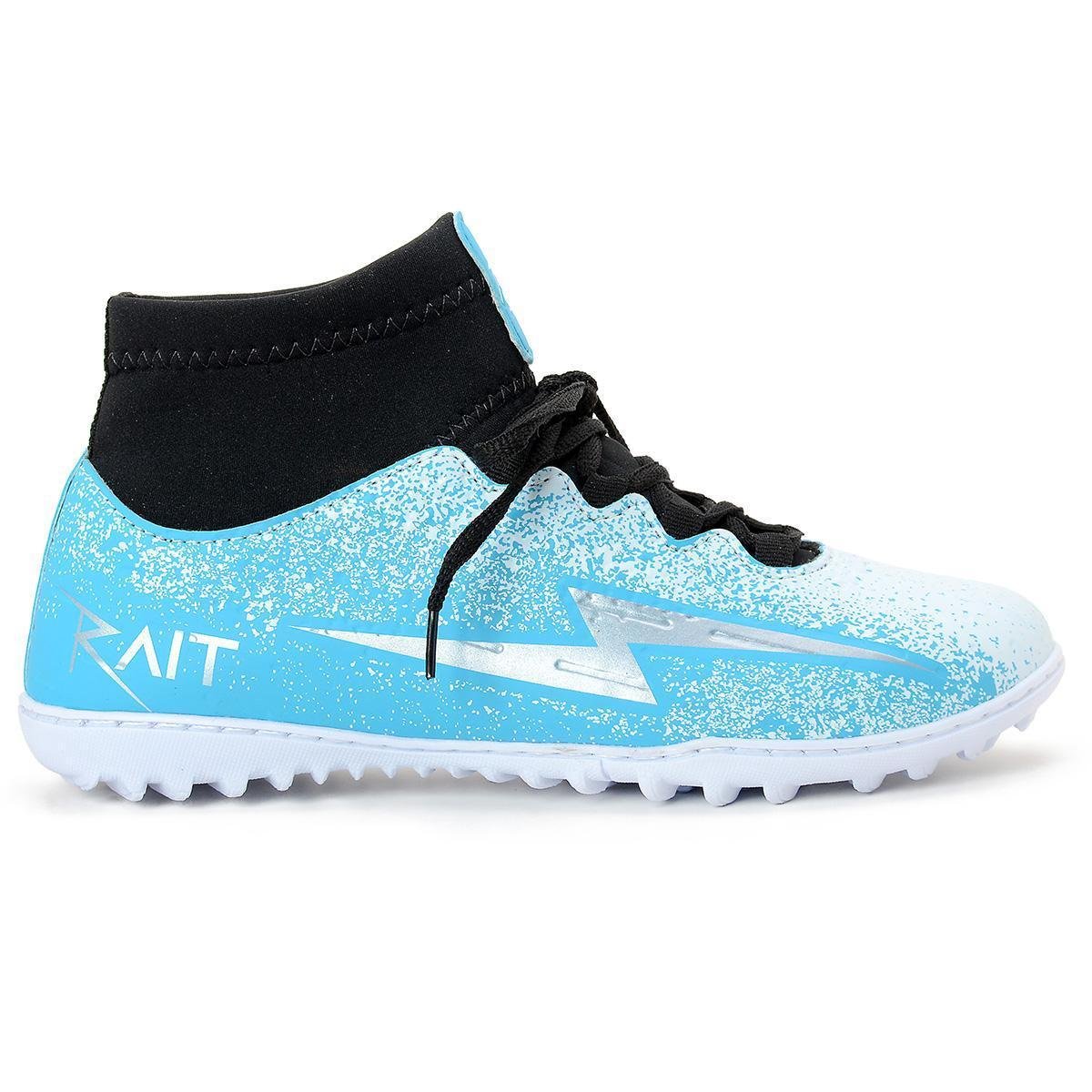 Chuteira Cano Alto Society Rait Unissex Azul Netshoes