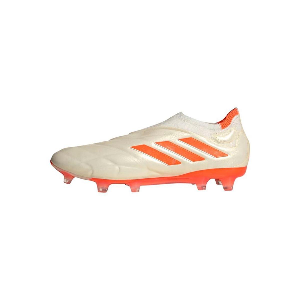Chuteira Copa Pure+ Campo-Preto Adidas - Laranja+Branco | Netshoes