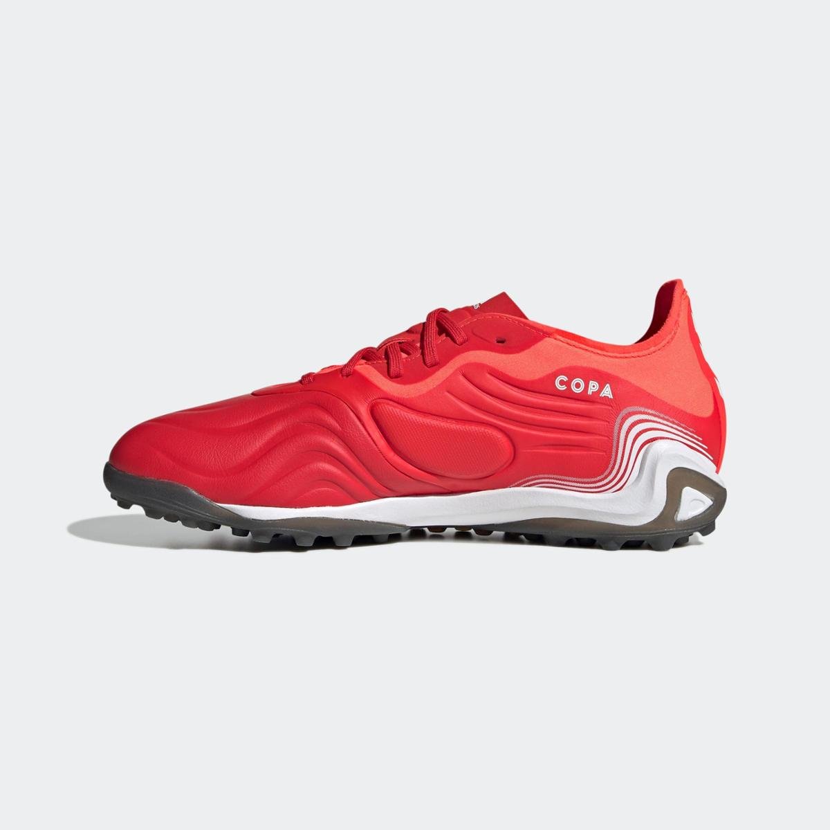 Chuteira Copa Sense.1 Society Adidas - Vermelho+Branco | Netshoes