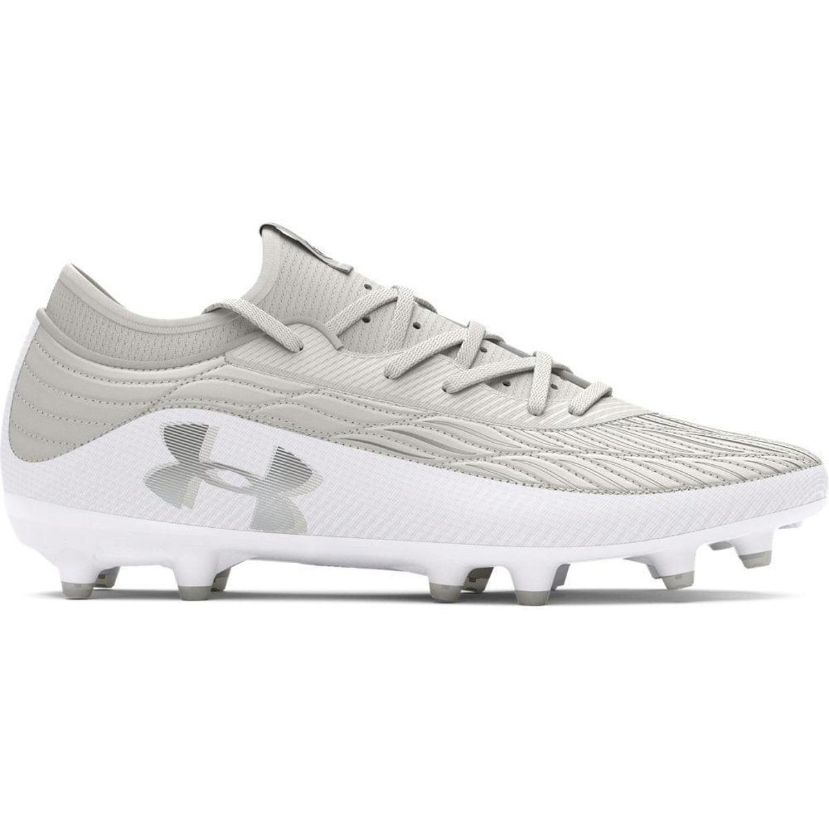 Chuteira de Campo Masculina Under Armour Magnetico Select 4 FG 44 Branco