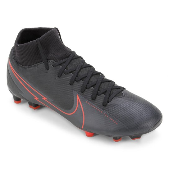 Chuteira de Campo Nike Mercurial Superfly 7 Academy FG - Preto+Chumbo é ruim? Chuteira de Campo Nike Mercurial Superfly 7 Academy FG - Preto+Chumbo é boa?
