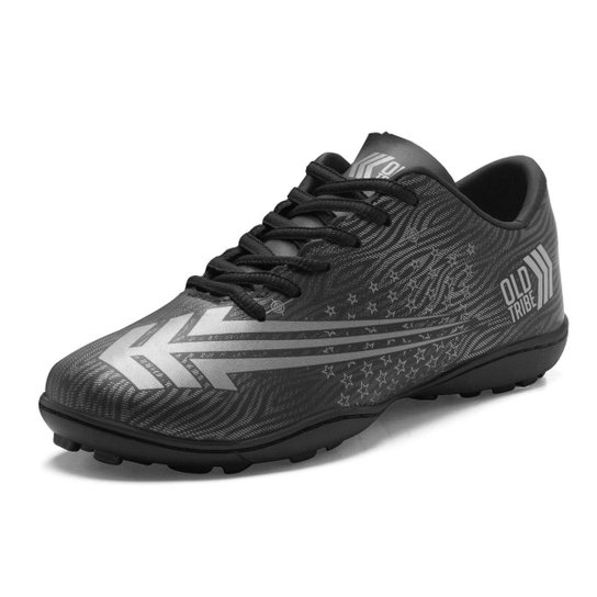 Chuteira De Futebol Society Suiço Fut7 Quadra Masculino - Preto Menor preço em Chuteira De Futebol Society Suiço Fut7 Quadra Masculino - Preto