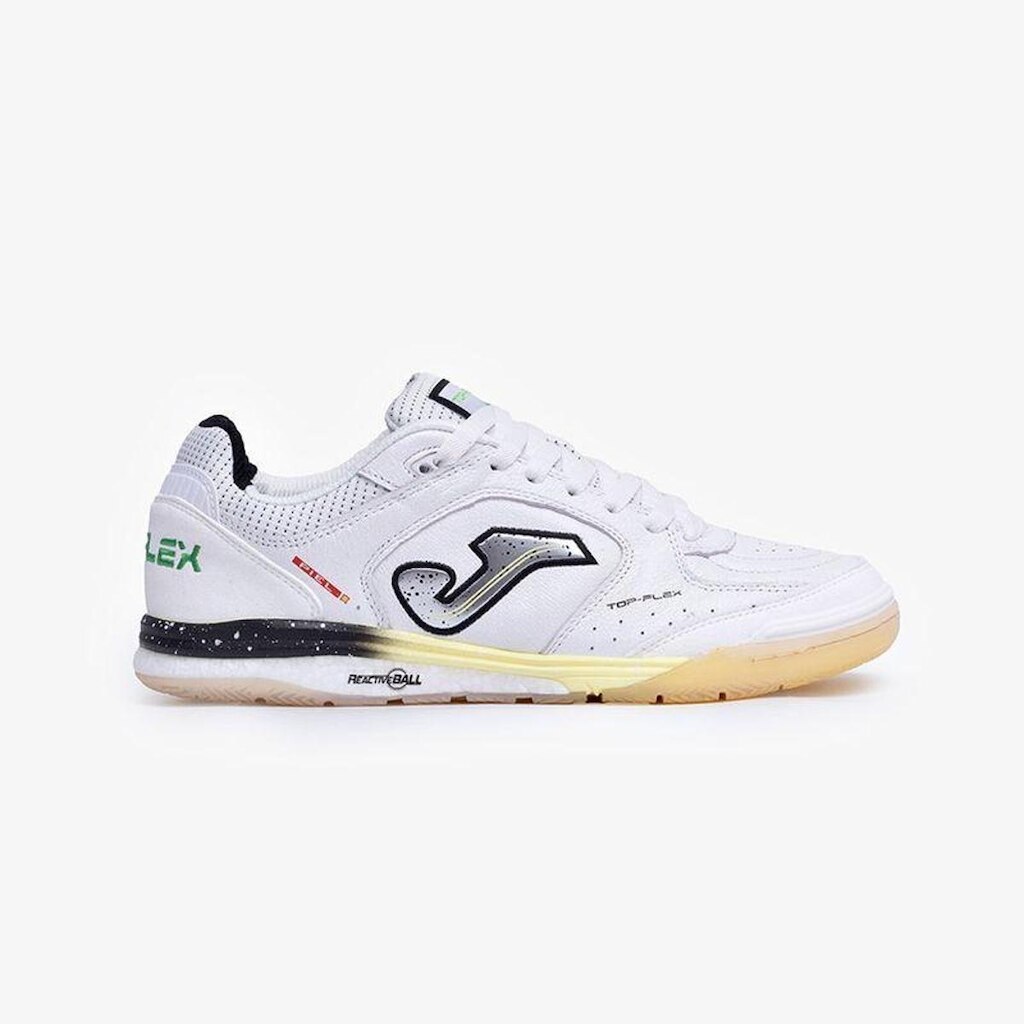Chuteira de Futsal Joma Top Flex Rebound - Branco e Preto