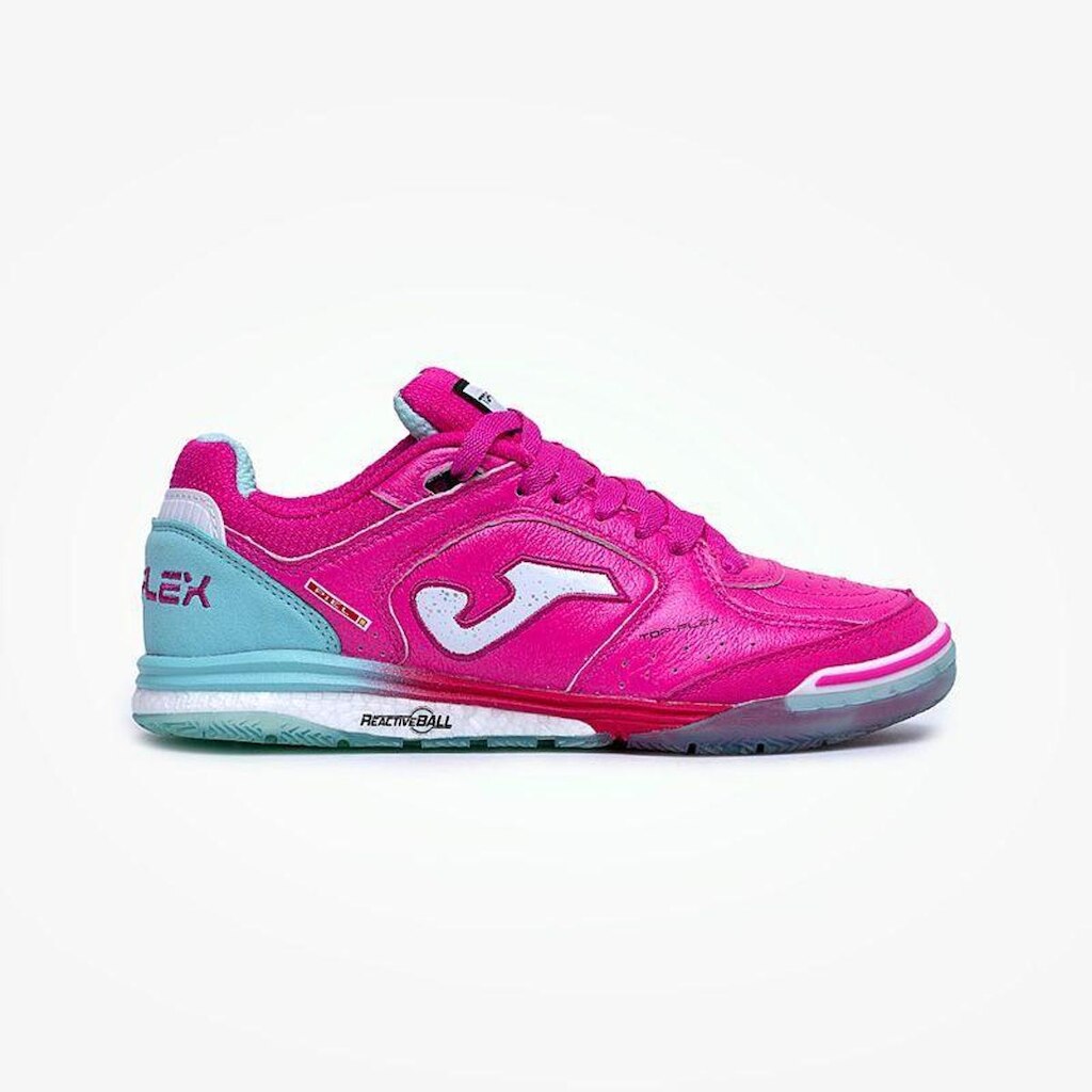 Chuteira de Futsal Joma Top Flex Rebound - Rosa e Azul