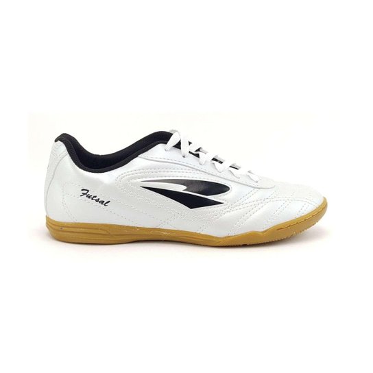 Chuteira de Futsal Tênis Futebol Dray Indoor - Branco Menor preço em Chuteira de Futsal Tênis Futebol Dray Indoor - Branco