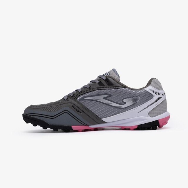 Chuteira de Society Joma Dribling - Cinza e Rosa