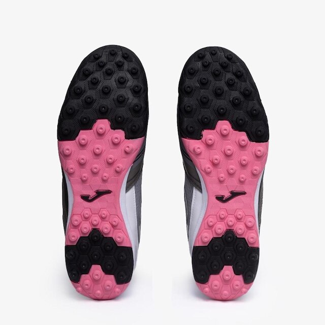 Chuteira de Society Joma Dribling - Cinza e Rosa
