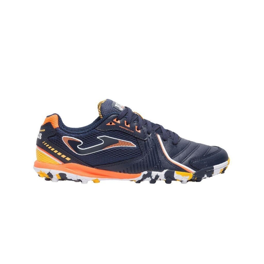 Chuteira de Society Joma Dribling - Marinho e Laranja