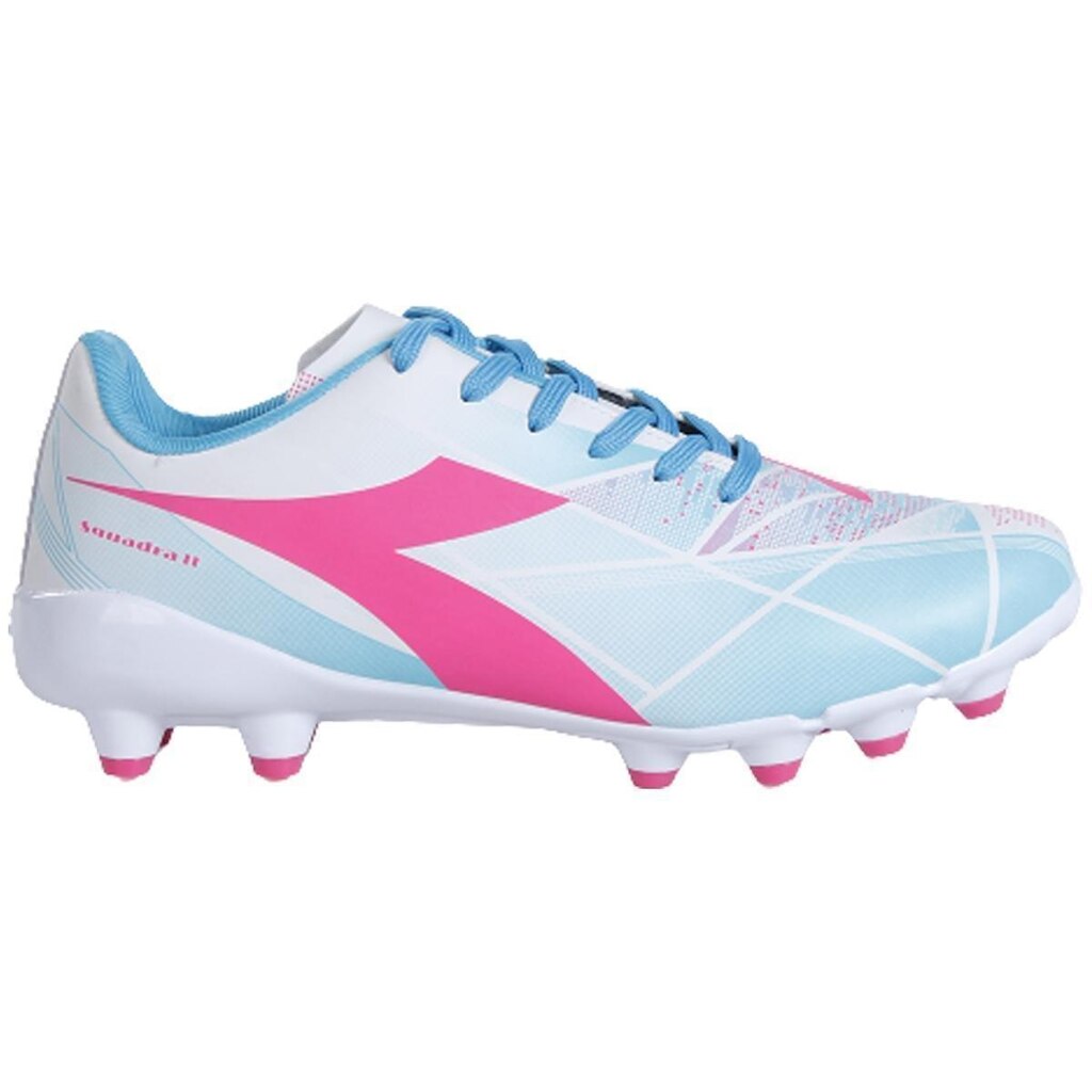 Chuteira Diadora Squadra II Campo Masculino - Branco e Azul Branco-azul 44