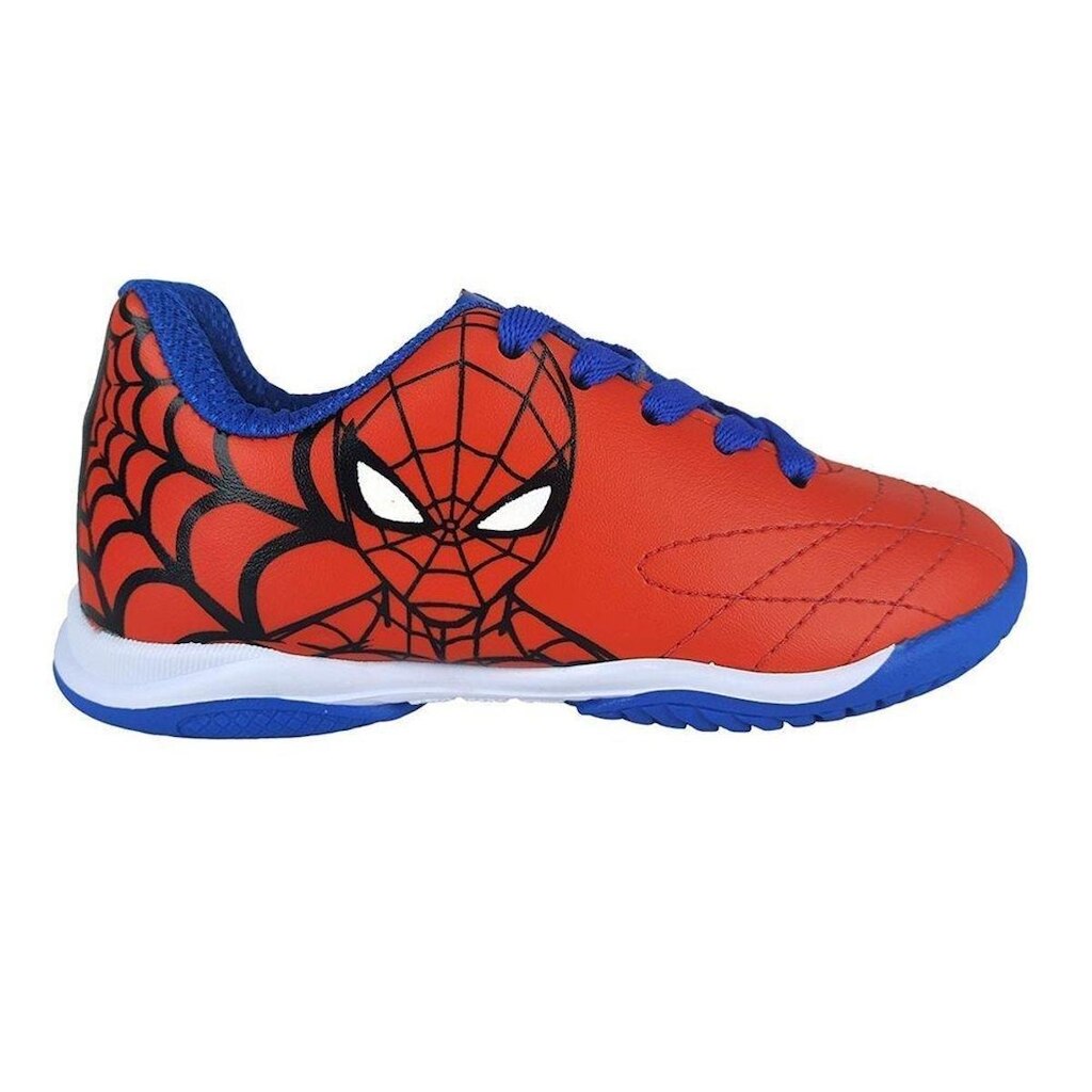 CHUTEIRA DRAY FUTSAL MARVEL HOMEM ARANHA 4060 VERMELHO E PRETO 29
