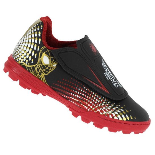 Chuteira Dray Society 4066 Marvel Preta e Vermelha - Infantil - 32 - Preto - Preto Menor preço em Chuteira Dray Society 4066 Marvel Preta e Vermelha - Infantil - 32 - Preto - Preto