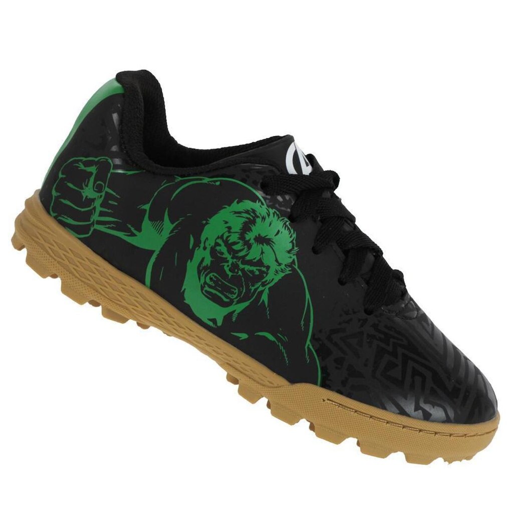 Chuteira Dray Society 4082 Marvel Preta - Infantil - 34 - Preto