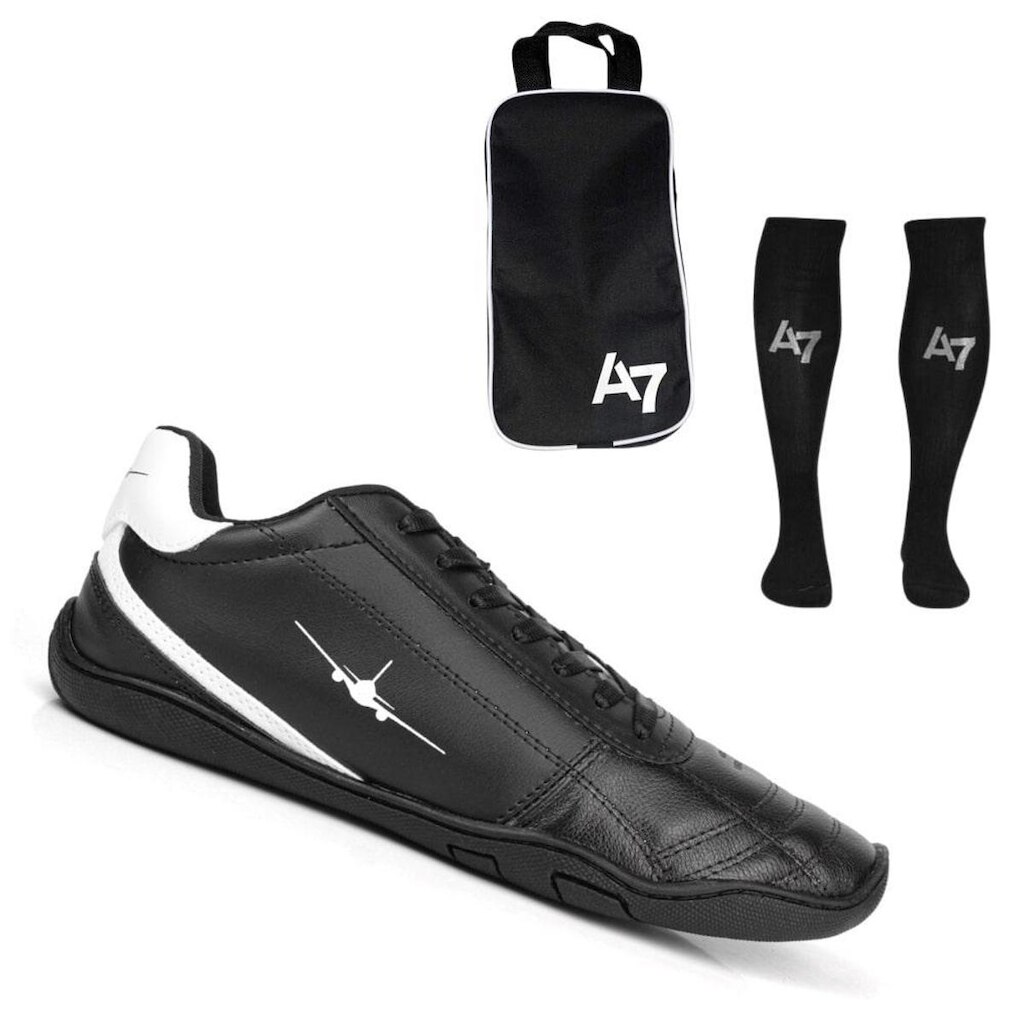 Chuteira Futsal A7 + Meião + Bag