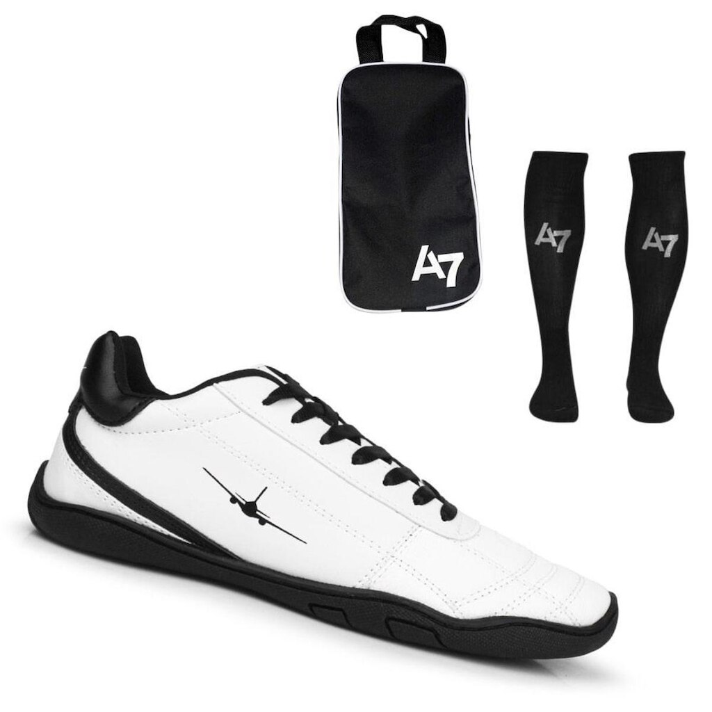 Chuteira Futsal A7 + Meião + Bag