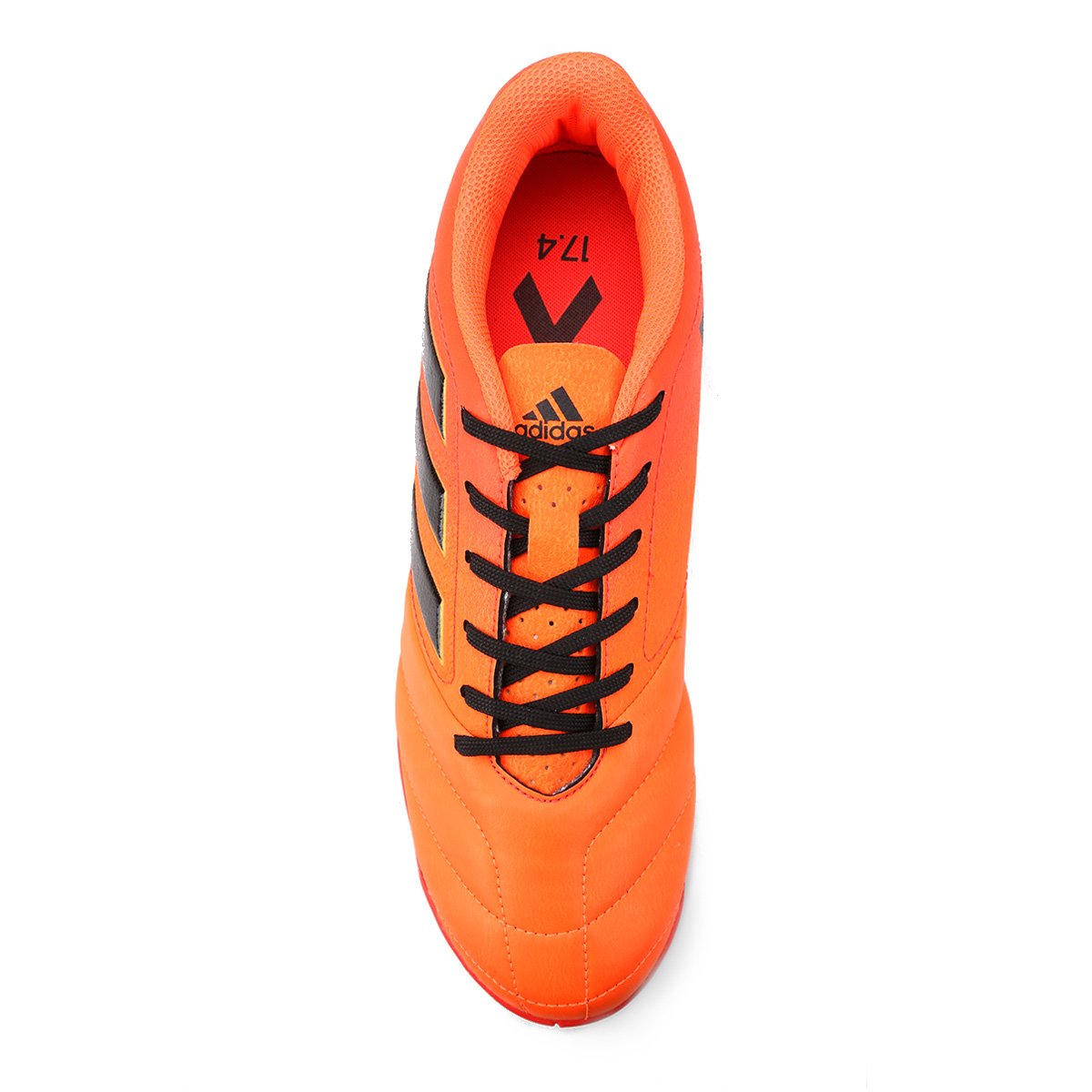 エース Chuteira Futsal Adidas Ace 17.4 IN - Laranja | Netshoes