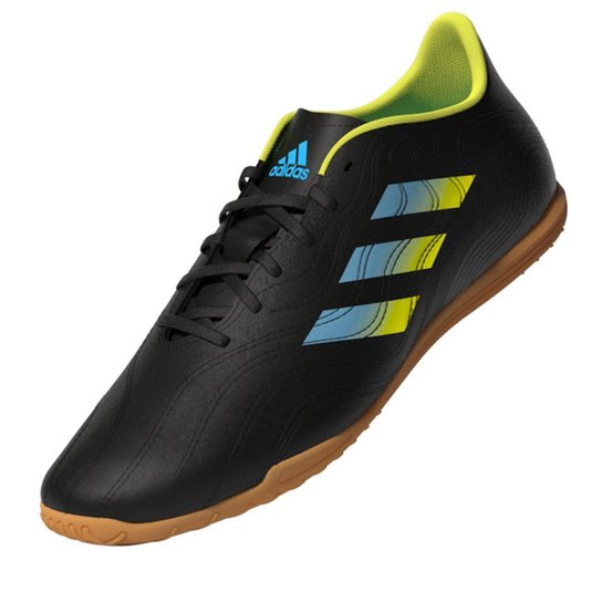 Chuteira Futsal Adidas Copa Sense 4 - Preto+Azul Menor preço em Chuteira Futsal Adidas Copa Sense 4 - Preto+Azul