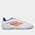 Chuteira Futsal Adidas F50 Club Unissex - Branco+Vermelho