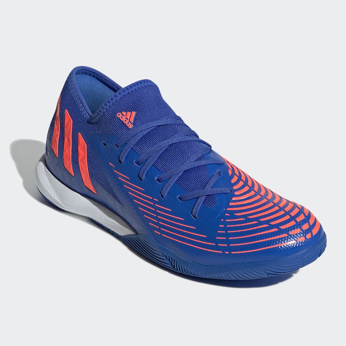 Chuteira Futsal Adidas Predator 22 3 Low - Azul | Netshoes