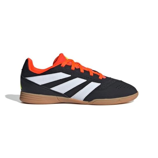 Chuteira Futsal Adidas Unissex Predator Club Jr - Preto+Laranja Menor preço em Chuteira Futsal Adidas Unissex Predator Club Jr - Preto+Laranja