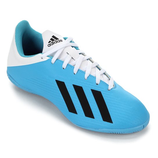 Chuteira Futsal Adidas X 19 4 IN - Azul+Branco é ruim? Chuteira Futsal Adidas X 19 4 IN - Azul+Branco é boa?