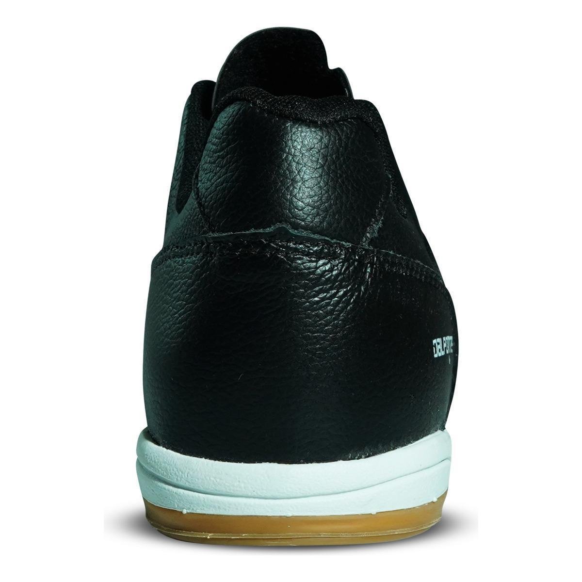 CHUTEIRA FUTSAL DALPONTE 81 ALFA COURO PRETA MASCULINA - Preto