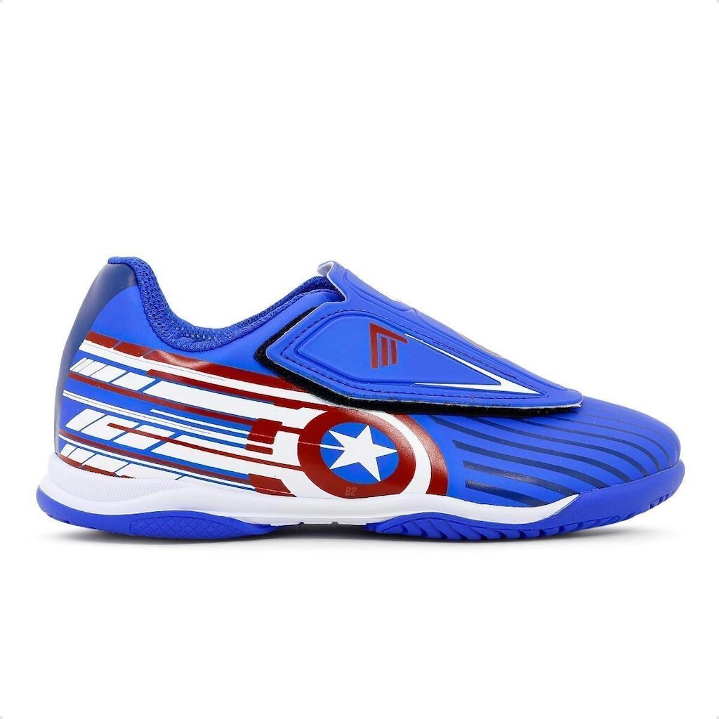 Chuteira Futsal Dray Marvel Original Sem Cadarço Infantil