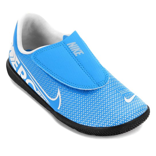 Chuteira Futsal Infantil Nike Mercurial Vapor 13 Club PS IC - Azul e Branco é ruim? Chuteira Futsal Infantil Nike Mercurial Vapor 13 Club PS IC - Azul e Branco é boa?